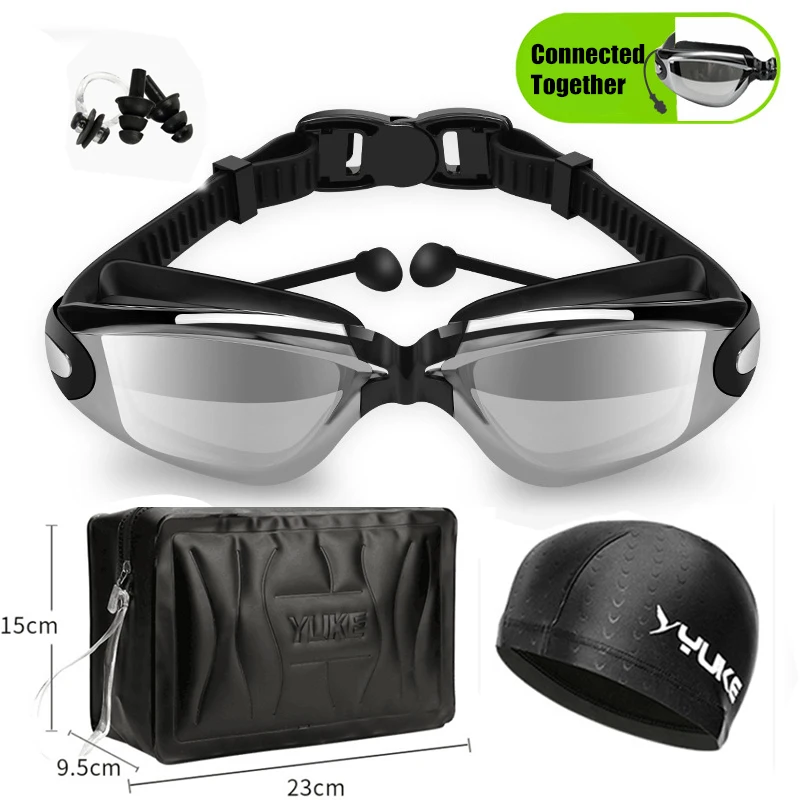 Профессиональные мужские плавки кепки очки и сумка для переноски набор мужчин с