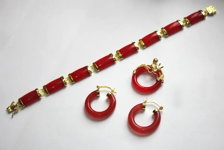 Горячая продажа Бесплатная доставка ~~ Новинка! Женский благородный gp красный