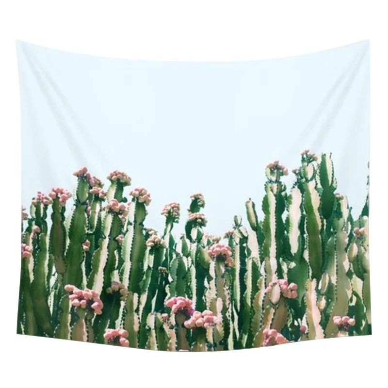 Cotton Cactus Tapestry Wall Hanging Beach Towel Blanket Yoga Mat Bedspread Table Cloth 2017ing | Дом и сад