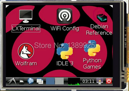 Бесплатная доставка 2 8 дюймовый сенсорный ЖК дисплей TFT для Raspberry Pi B + A pi 3|screen for