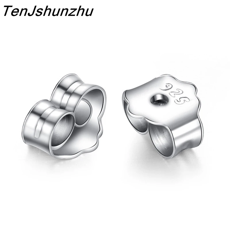 925 Sterling-Silver-Jewelry Earring For Women Back Stopper DIY Jewelry Brincos Bijoux Piercing Pendientes Mujer | Украшения и