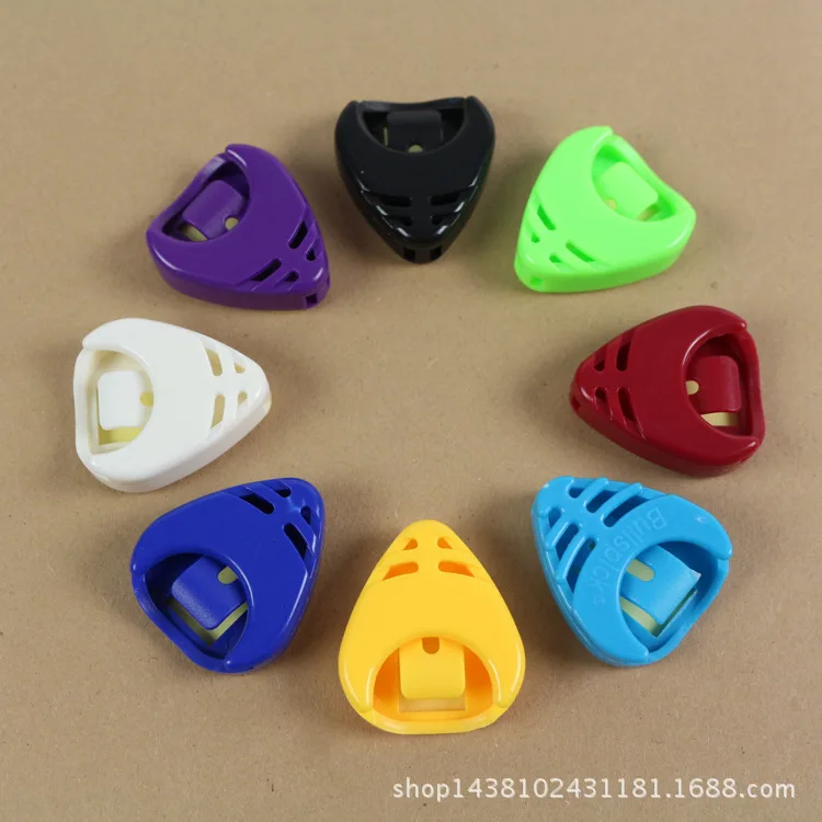 5 шт./лот Plactic Гитара Бас Ukelele Pick Plectrum Holder Case Alice в форме сердца для акустической бас