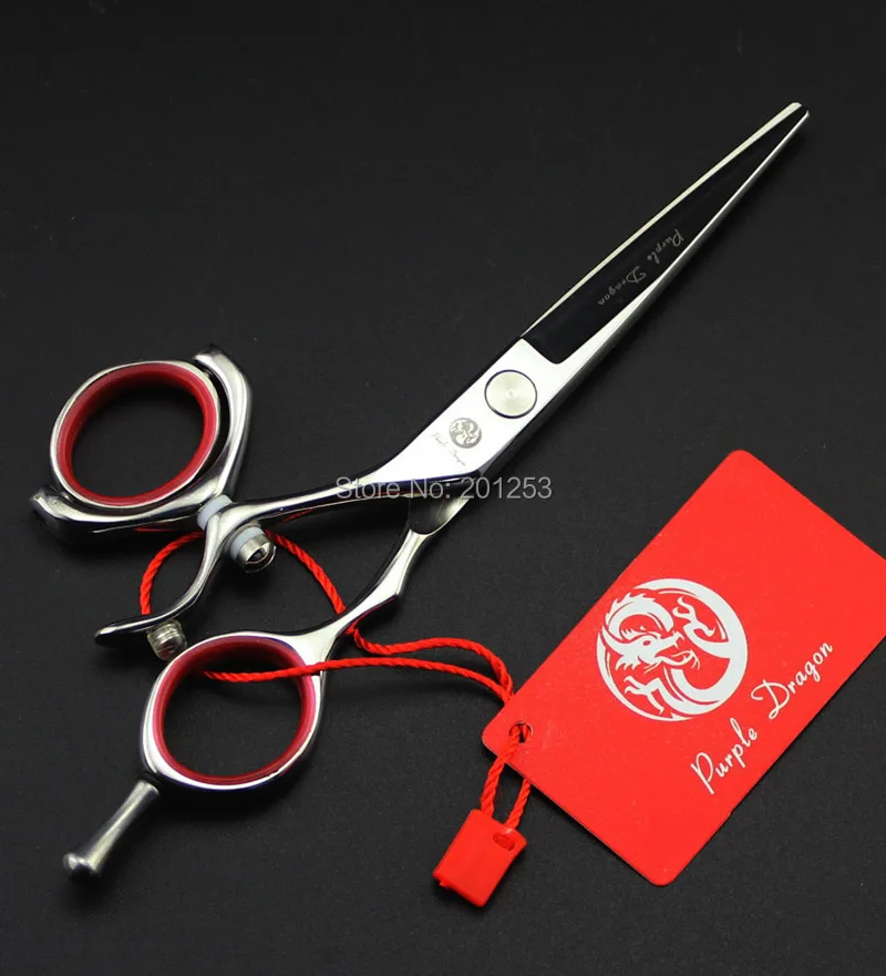 

5.5Inch 360 Degree Rotation Left Hand Cutting Scissors Hair Shears for Salon Hairdressers JP440C with Free Case 1pcs LZS0637