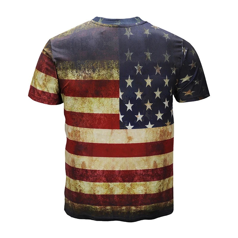 Fashion 3D T Shirt Hot 2018 New product Eagle Printed Cool Mens Short Sleeve Cotton Funny T-Shirt | Мужская одежда