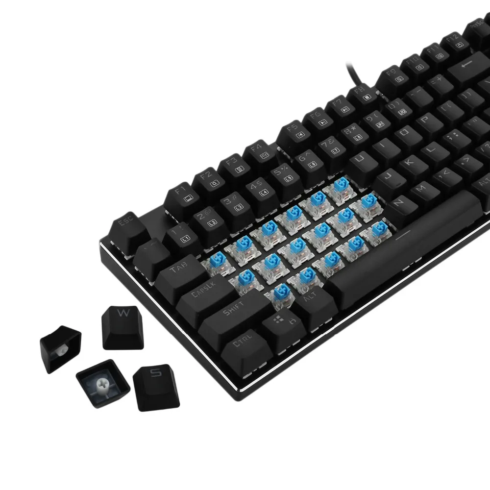 Z 88 Орел Радужный светодиодный Механическая игровая клавиатура с подсветкой