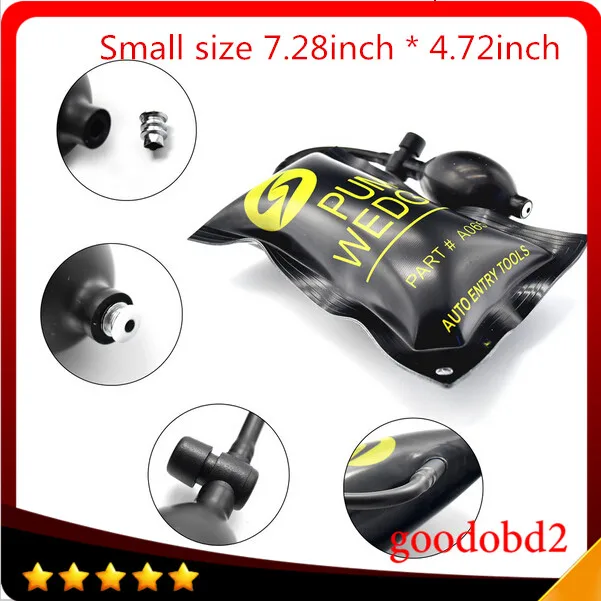 

Small size Professional Rubber Pump Wedge Airbag Universal Air Wedge Locksmith Tools Lock Pick Set Car Door Lock Opener