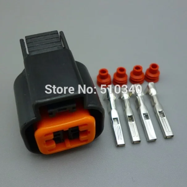 

100set .2.2mm 4 hole oxygen sensor car connector plug terminal with terminal