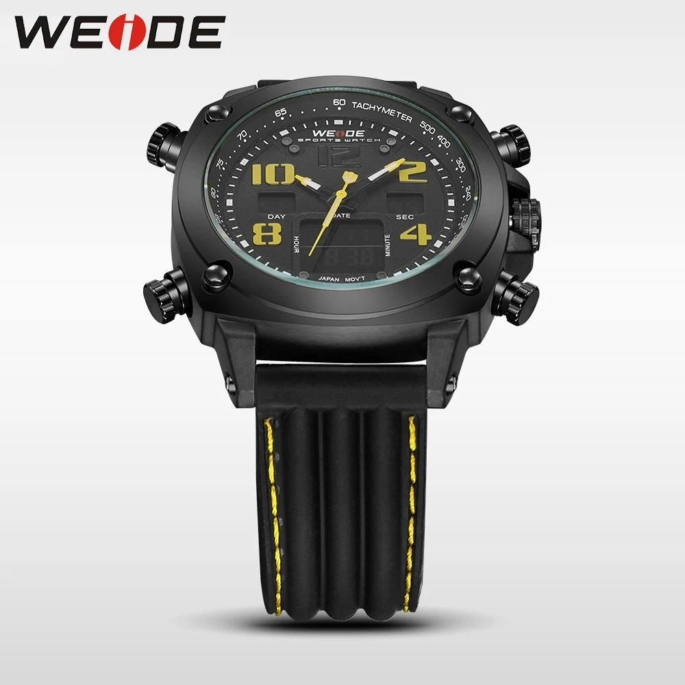 WEIDE подлинной новый Топ Роскошные Брендовые спортивные часы Множественный
