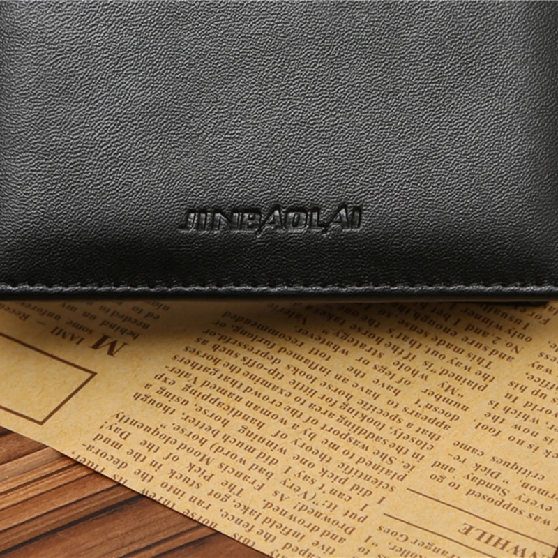 

THINKTHENDO Credi Card Wallet RFID Wallet Men Small Bifold Faux Leather Pocket Money ID Credit Card Holder