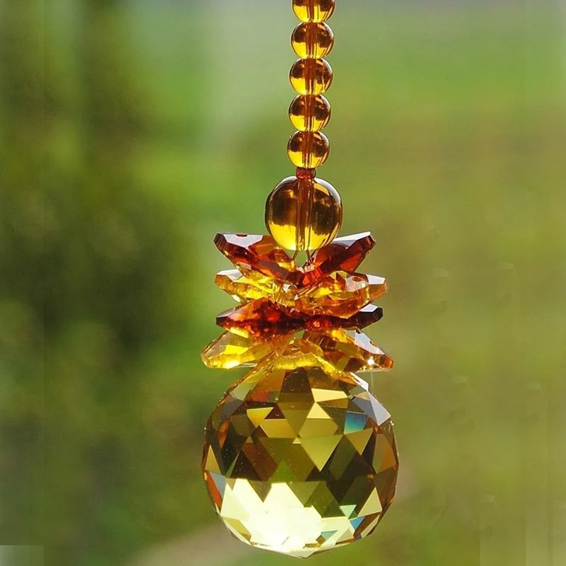 1 шт. чакра Хрустальный Ловец Солнца Шар Призма подвеска окно орнамент Радуга