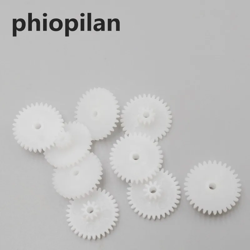 PHIOPILAN 0,5 modulus 32 T 10 T 3210-2B 2B пластиковая двухзубчатая диафрагма 2,05 мм Автомобильная коробка передач мотор редуктор двухслойные редукторы