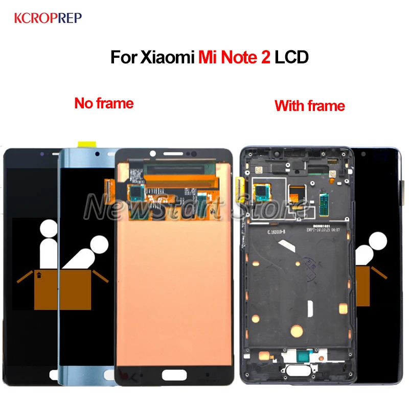 ЖК-дисплей для Xiaomi Mi Note 2 дигитайзер сенсорного экрана в сборе 100% испытанный