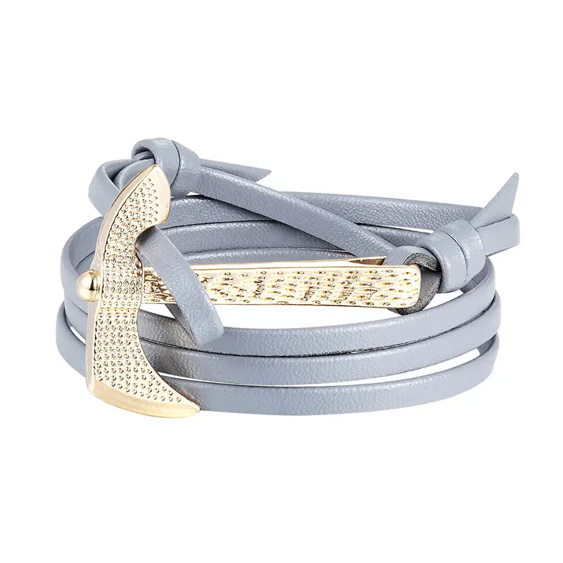 JAAFAR Модная брендовая кожаная ручная цепочка с топором новые модные ювелирные