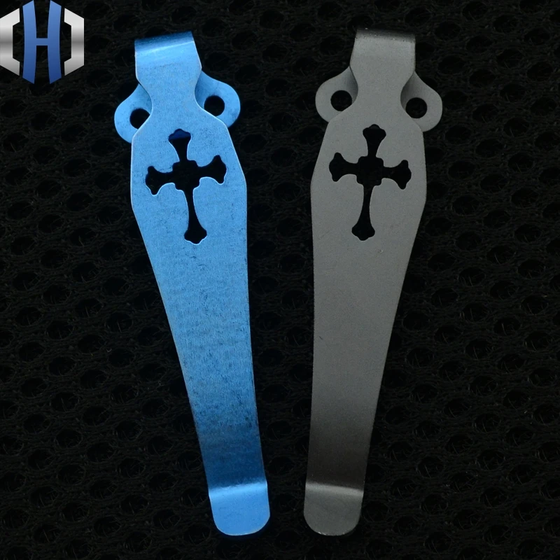 

2018 Hotsale TC4 Titanium Pocket Knife Clip EDC Belt Flashlight K Sheath Sheath Multi Tools Button Pocket Clip Multicolor Tools