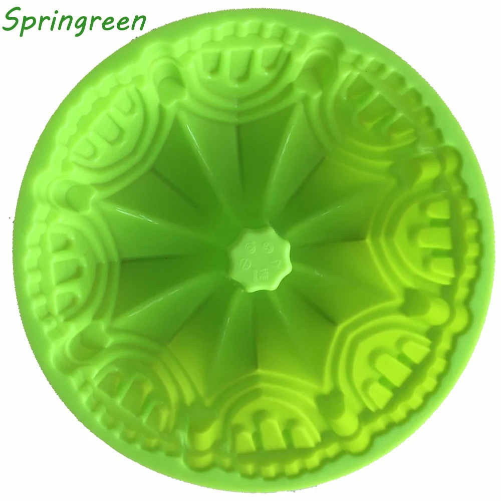 Springreen большая корона замок силиконовая форма для торта 3D противень на день