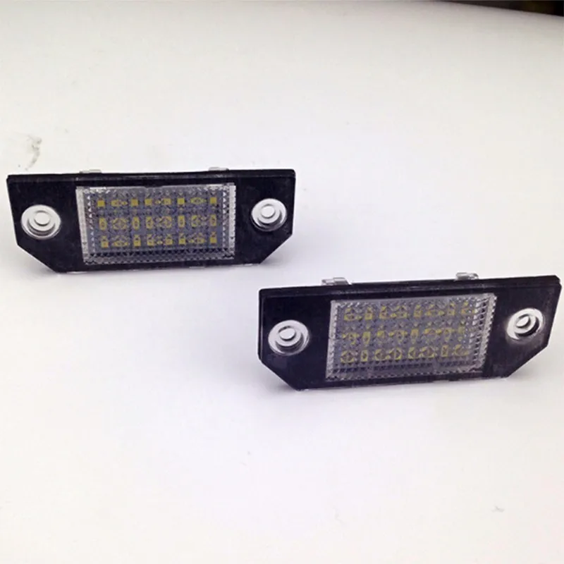 2Pz 12 V Bianco 24 Numero номерной знак света LED Luce Della Targa Lampada per для Ford Focus C MAX MK2|Сигнальная