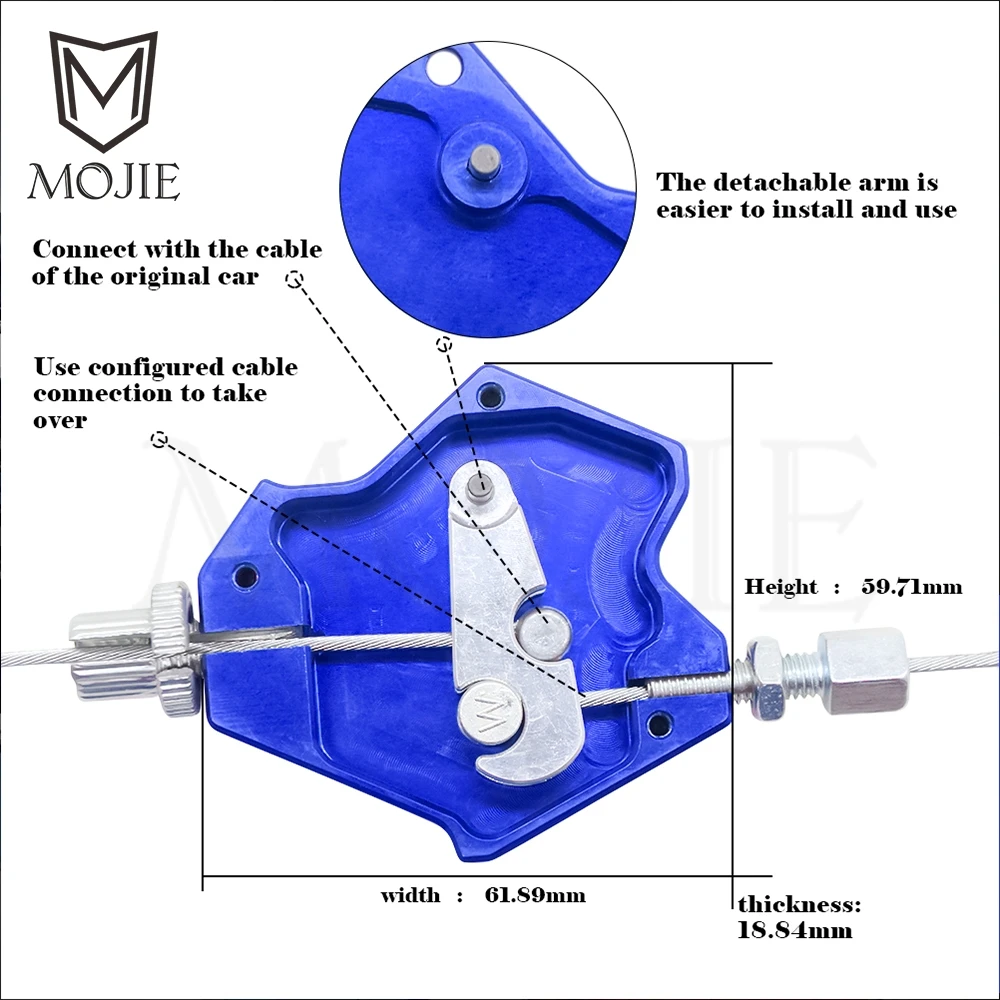 Алюминиевый Рычаг сцепления тормоза CNC для мотоцикла легкая кабельная система