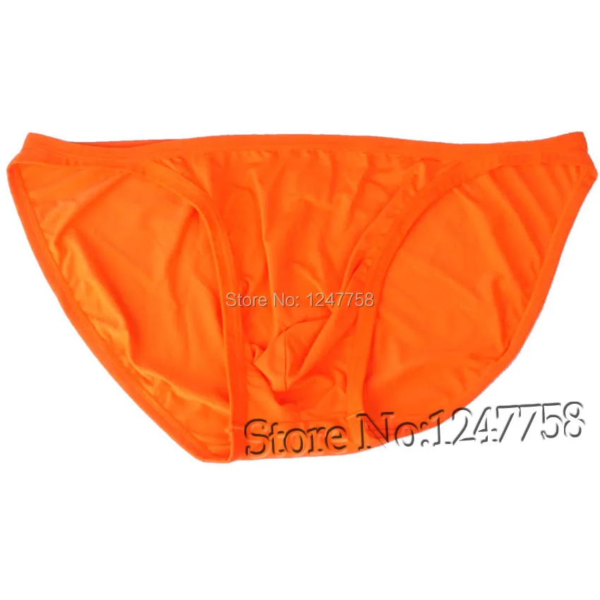 6 шт./лот мужские бикини с мешочком удобные трусы из спандекса Мини тонкие