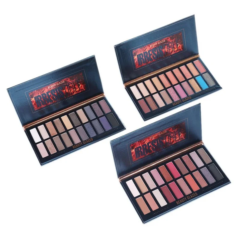 Брендовые тени для век 20 цветов пудра натуральные мерцающие матовые Палитра