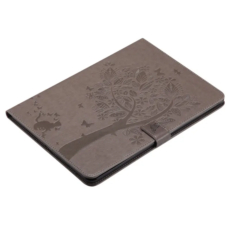 Чехол для iPad Pro 10 5 A1701 A1709 из ПУ кожи с рисунком кота и дерева|Чехлы планшетов