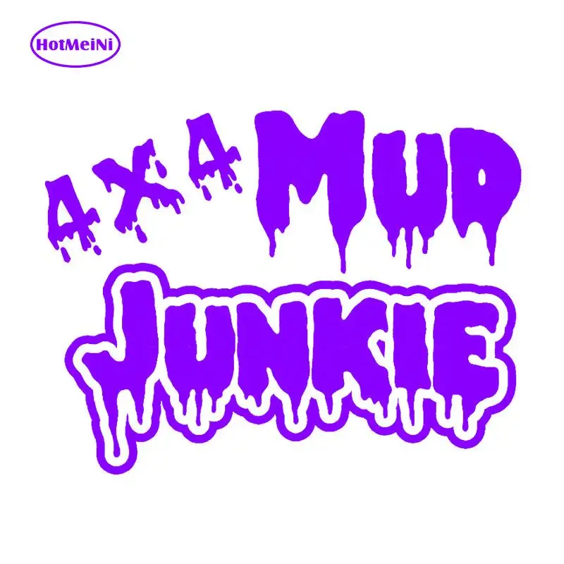 HotMeiNi 4X4 грязи JUNKIE забавные виниловые наклейки для автомобилей и мотоциклов