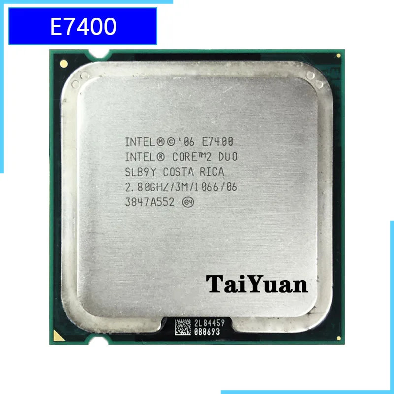 Двухъядерный процессор Intel Core 2 Duo E7400 8 ГГц 65 Вт 3M 1066 LGA 775|Процессоры| |