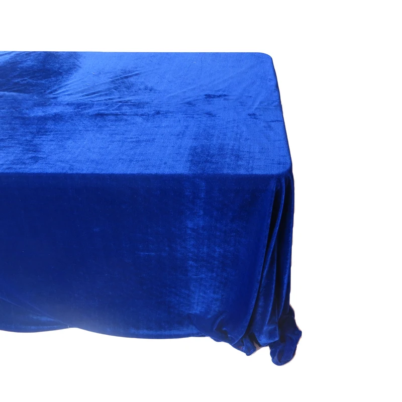 1 Piece Colorful 90"*132" Velvet Table Cloth Square for Meeting Event Use 120" Round | Дом и сад