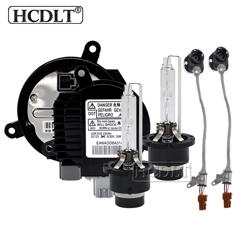 Hcdlt OEM D2S комплект ксеноновых фар, Высокопрочная конструкция 35 Вт 6000K 4300K 5000K 8000K D2S D2R автомобильных фар лампа EANAOD6A3149 D2 Xenon HID балласт комплект зажигания