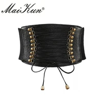 maikun belts for women elastic wide female belt fashion tassel belts for dress accessory