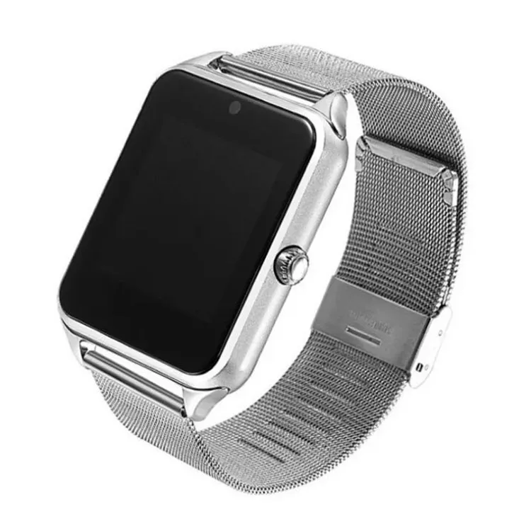 Z60 Смарт часы GT08 Plus металлические с слотом для sim карты Push Message Bluetooth подключение