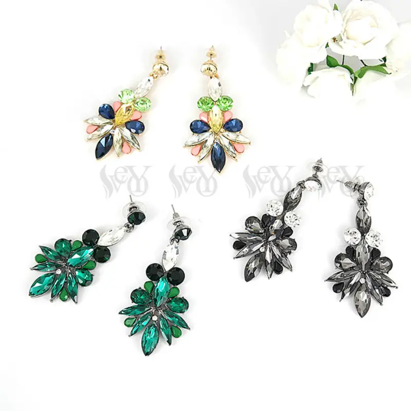 VEYO классические украшения со стразами и кристаллами серьги капли для женщин хит