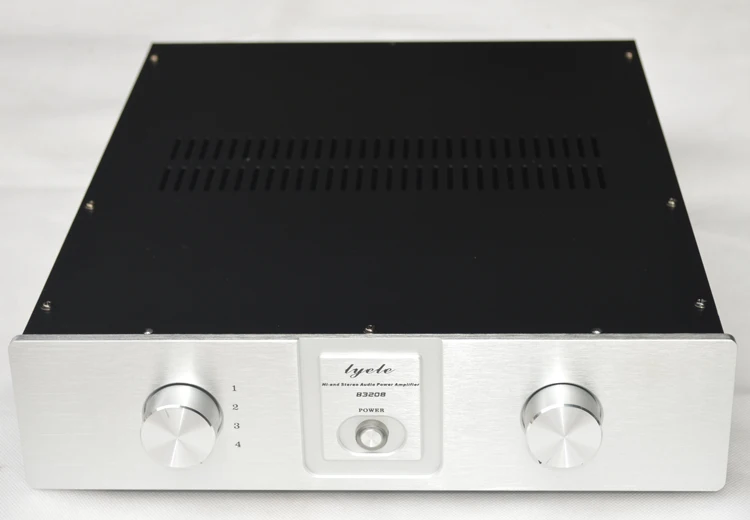 320 * 80 380mm A3208C aluminum alloy panel stage amplifier chassis / AMP Shell DIY box | Электроника