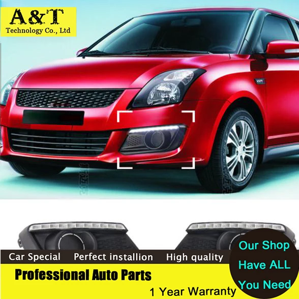 Автомобильный Стайлинг новейший для Suzuki Swift 2013 2014 автомобильный DRL светильник