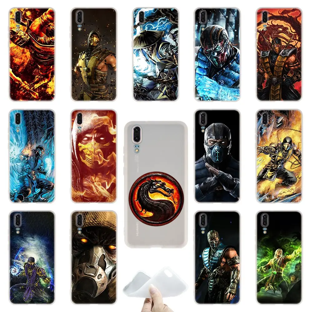 Mortal Kombat ТПУ чехол для телефона мягкие чехлы Huawei P40 P30 P20 Pro P10 P9 Lite p30lite p40lite P samrt Z 2020
