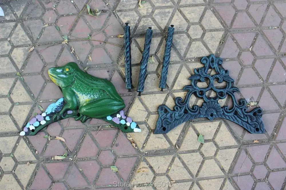 Держатель для шланга и катушки чугунная вешалка шлангов сада настенный