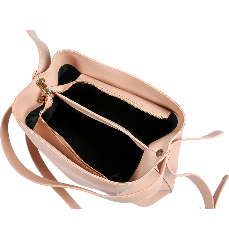 Дамские сумочки из ПУ кожи однотонные повседневные сумки через плечо модная