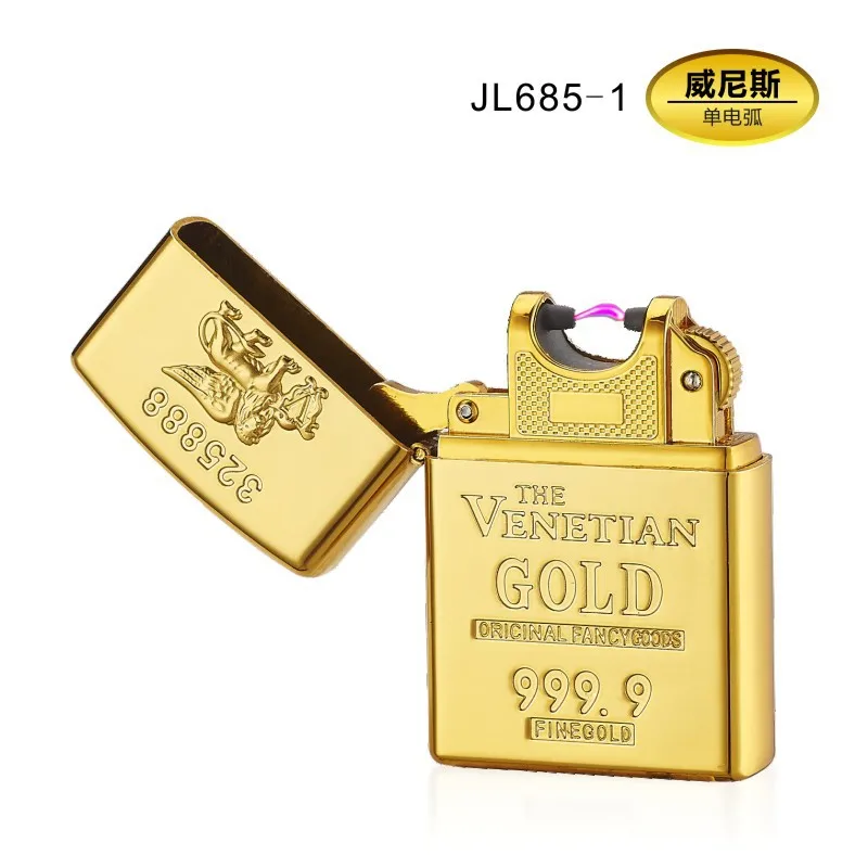 Новейшая перезаряжаемая ветрозащитная сигарета USB дуговая Зажигалка плазменная