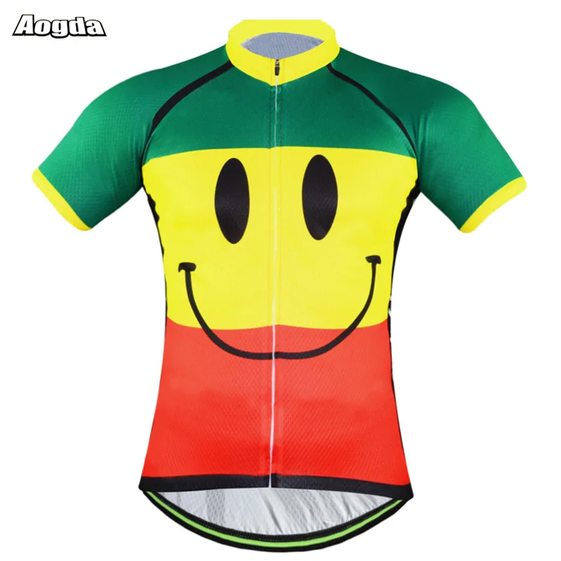 Веломайка Aogda Мужская с коротким рукавом дышащая быстросохнущая одежда для езды