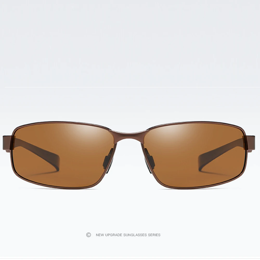 Классические квадратные модные солнцезащитные очки из сплава для вождения