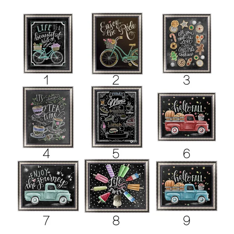 Доска для рисования мелом 25 х30 см|painting|novelty |