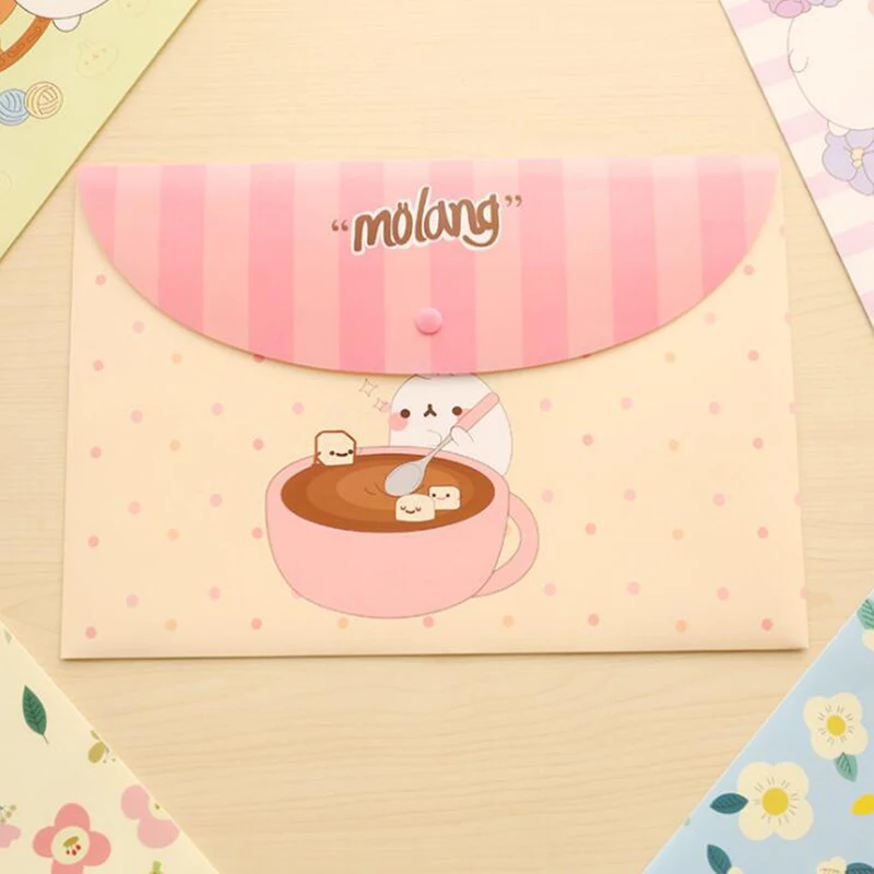 A4 Kawaii Водонепроницаемый папка для документов чехол студент школа офис