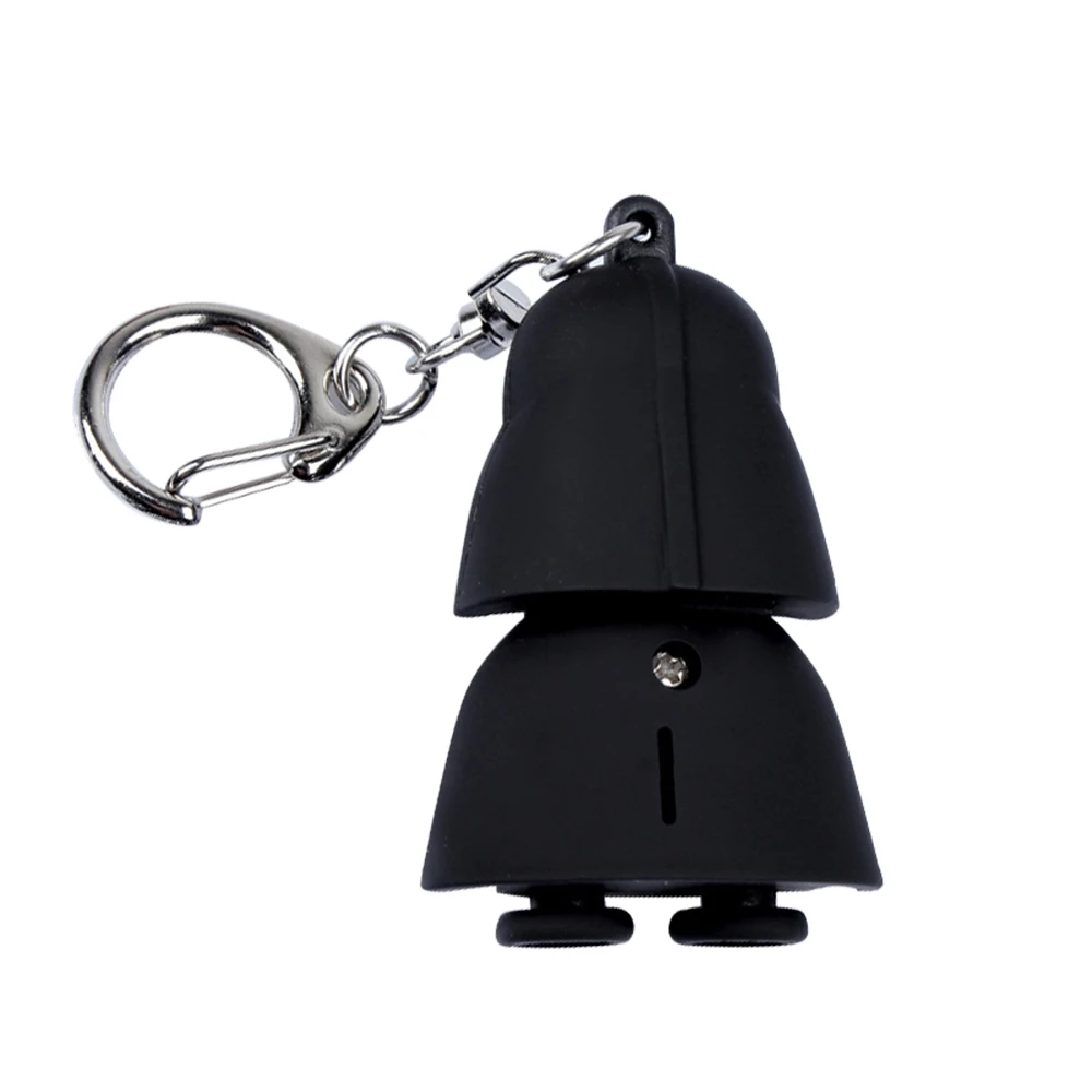 Новый Темный воин светодиодный светящийся Звук брелок фонарик креативный ночник