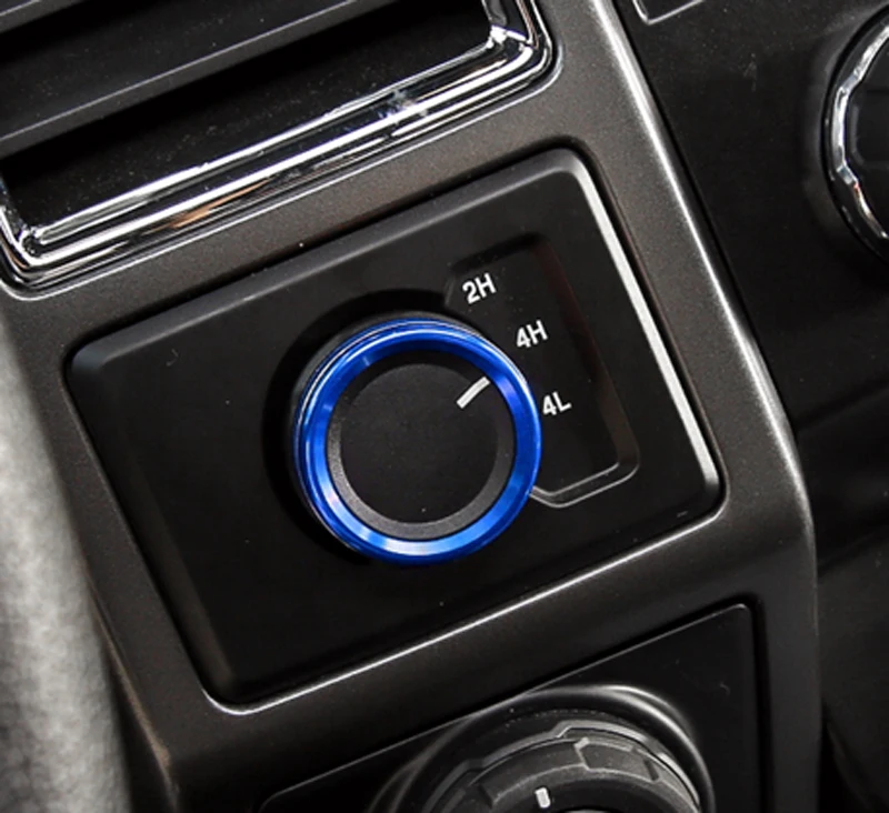 Для Ford F-150 2015-2019 красочный переключатель 4WD кнопка рамка крышка отделка