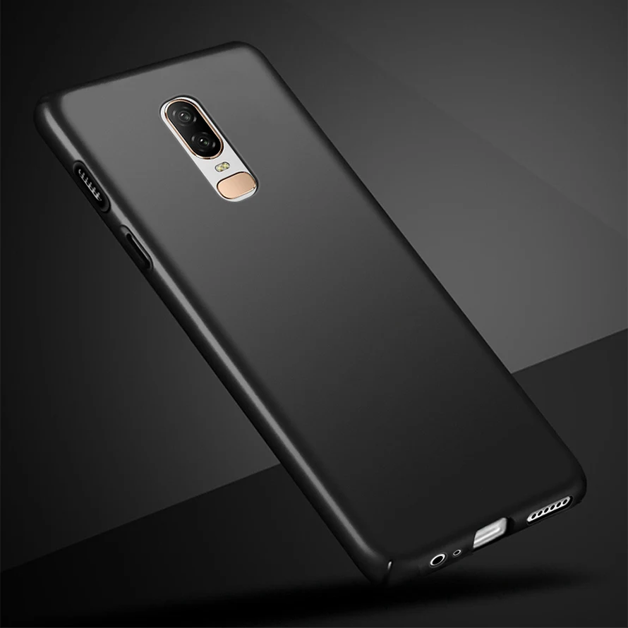 Fashion Luxury Case For Oneplus 6 Flip 360 Full Nice Hard PC Plain Back Cover SIX One Plus Oneplus6 6.28&quot |