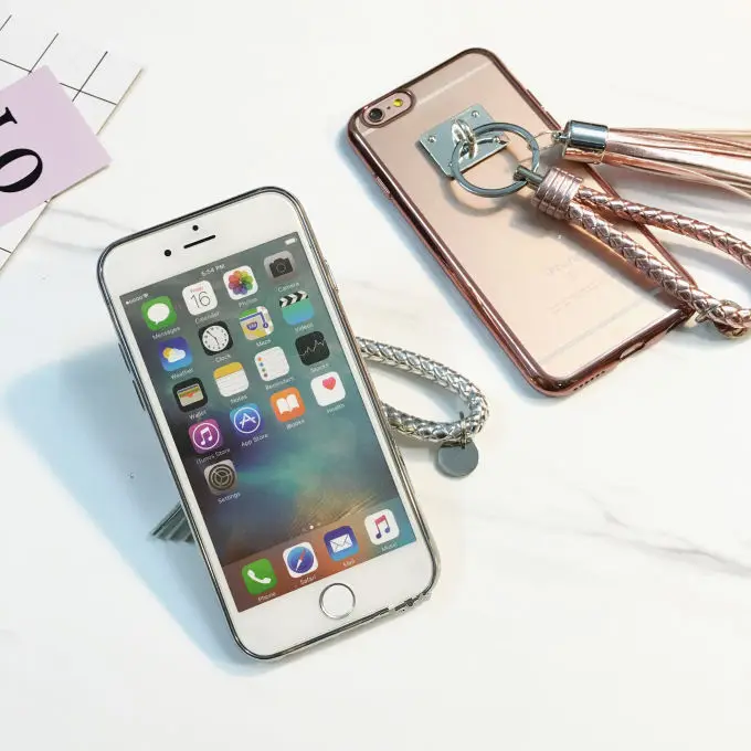 Симпатичный вязаный кожаный брелок для ключей с кисточкой металлическая пряжка