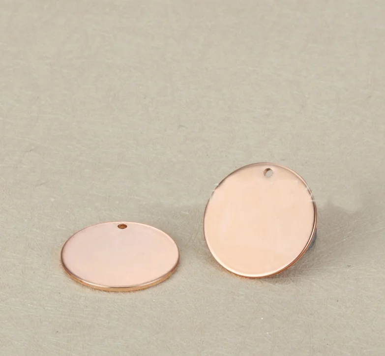 20 шт. круглые подвески из нержавеющей стали мм|circle charm|charm circlecolored charms |