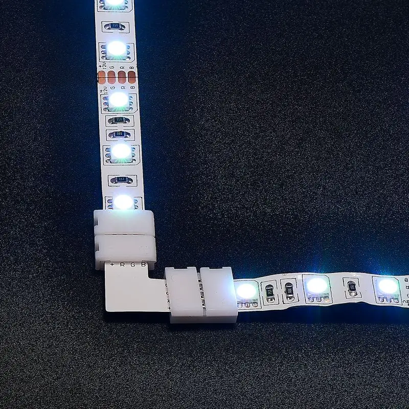 10 шт. 4 Pin RGB конекторы Крест T L форма угла светодиодные ленты Разъем для мм 3528 5050