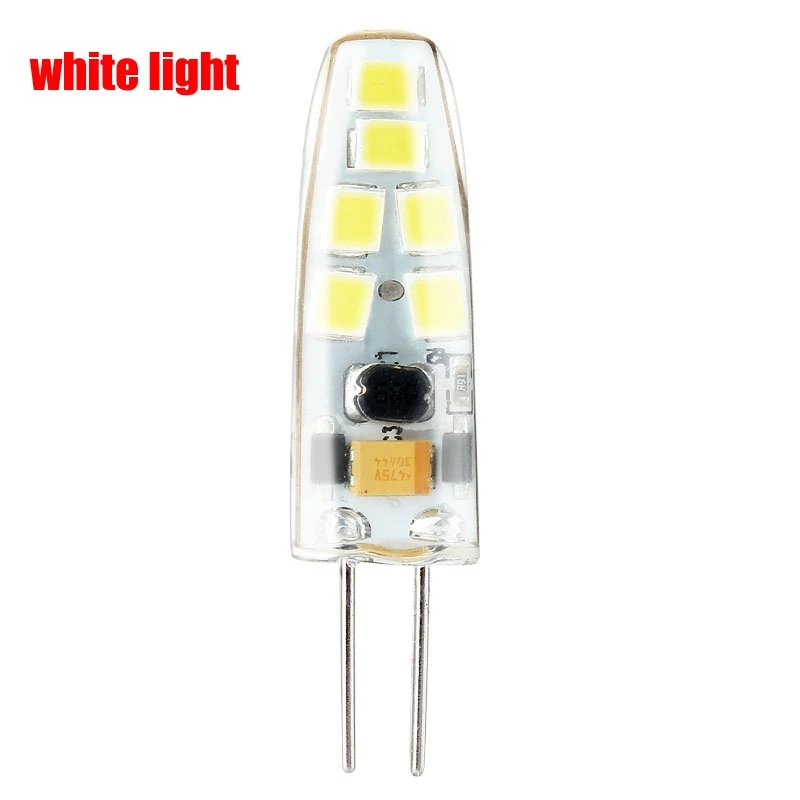 Суперъяркая Светодиодная лампа G4 2835SMD 12 с регулируемой яркостью лампочка