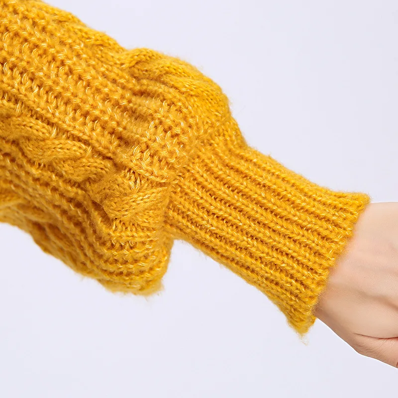 

AIUJXK Autumn Winter Long Cardigans For Women Long Sleeve Loose Casual Knitted Sweater Warm Korean Style Oversize Cardigan Coat