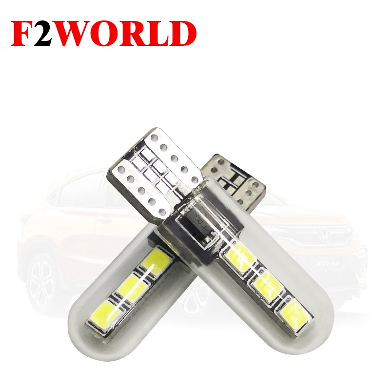 Из 2 предметов идеальный светодиодный T10 6SMD-2835 194 W5W COB автомобиль супер яркий зазор